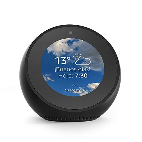Echo Spot - Reloj inteligente con Alexa, negro