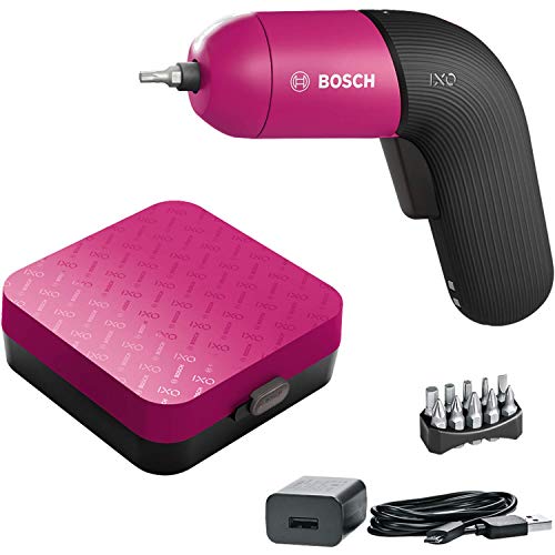 Atornillador Bosch IXO 6.a gen. micro-USB regulable, rosa – Shopavia