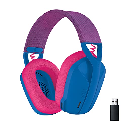 Auriculares Inalámbricos Logitech G435 Gaming – LIGHTSPEED, micrófonos  duales, Dolby Atmos, Bluetooth, PS5/PS4/PC/Móvil – Azul – Shopavia