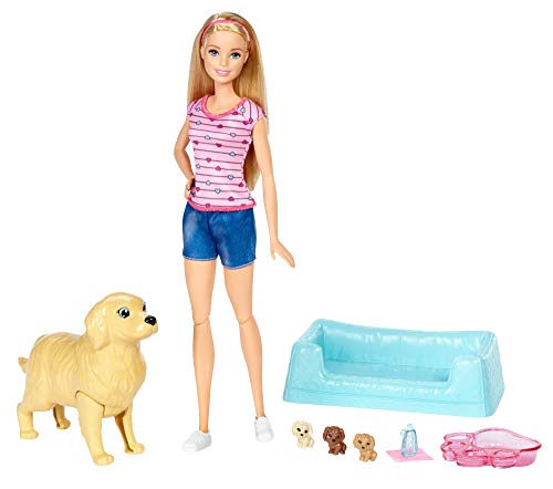 Barbie Perritos Sorpresa con Accesorios y Cachorros Shopavia