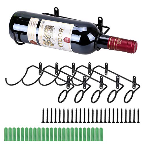 Botellero de Pared de Hierro para 6 Botellas de Vino – Shopavia