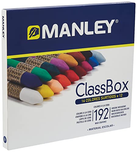 Manley 12 - Ceras, 12 unidades : : Oficina y papelería