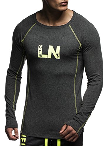 Camiseta Entrenamiento Leif Nelson Fitness Hombre LN-6303 – Shopavia
