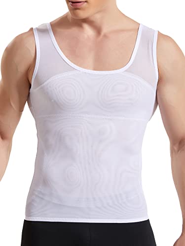 CAMISETA REDUCTORA HOMBRE BLANCA