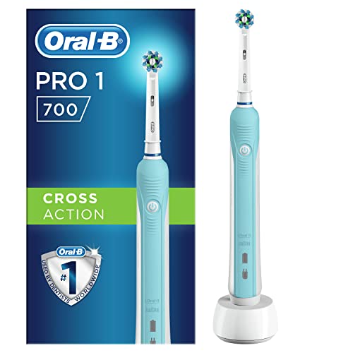 Cepillo Eléctrico Oral-B PRO 700 CrossAction Recargable – Azul – Shopavia