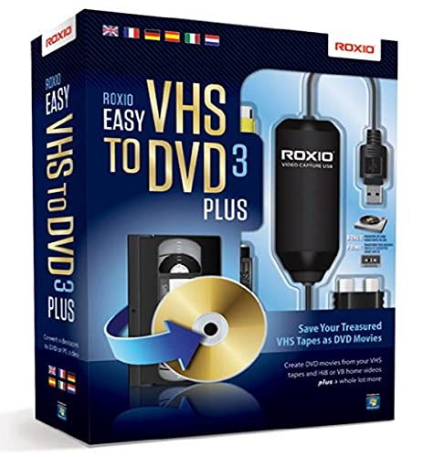 Conversor de vídeo Roxio Easy VHS to DVD 3 Plus – Shopavia