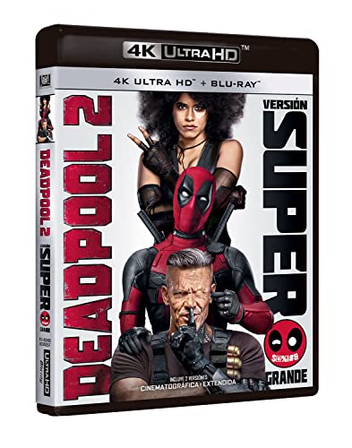 Deadpool 2 (Versión Super Grande) 4k Ultra-HD [Blu-ray] – Película en 4K  con Versión Extendida – Shopavia