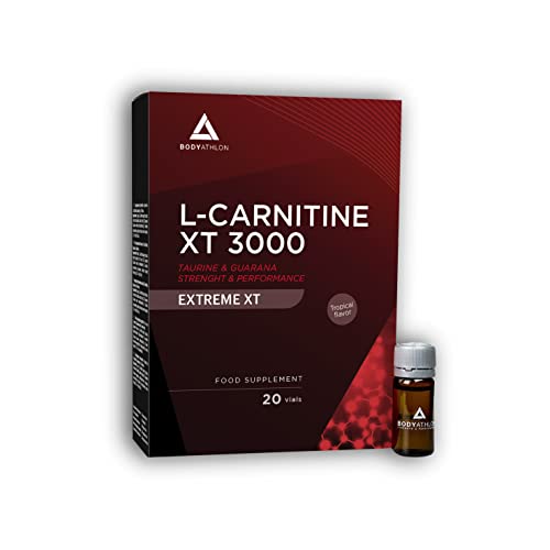 L-Carnitina 3000 Extreme XT  Suplemento Deportivo  20 Viales Sabor  Tropical  Shopavia