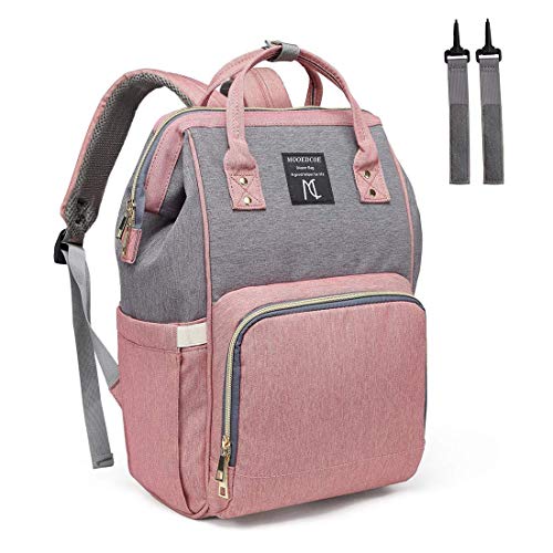 LEcylankEr Mochilas para Pañales - Bolso Maternidad de Gran Capacidad -  Mochila Carro Bebe de tela Oxford con Bolsillo Aislante - Bolsos para  Carritos