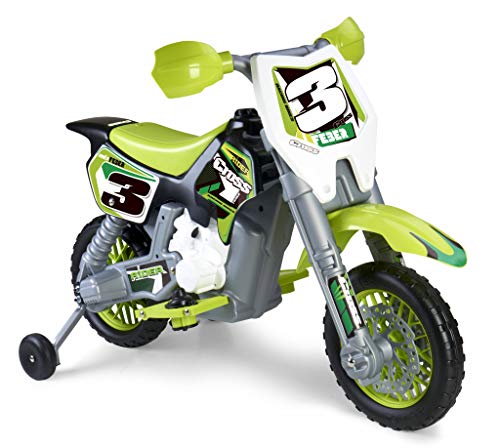 Moto eléctrica FEBER Rider Cross 6V para niños y niñas de 3 a 7 años –  Shopavia