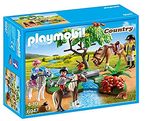 Granja de ponis sales con establo playmobil