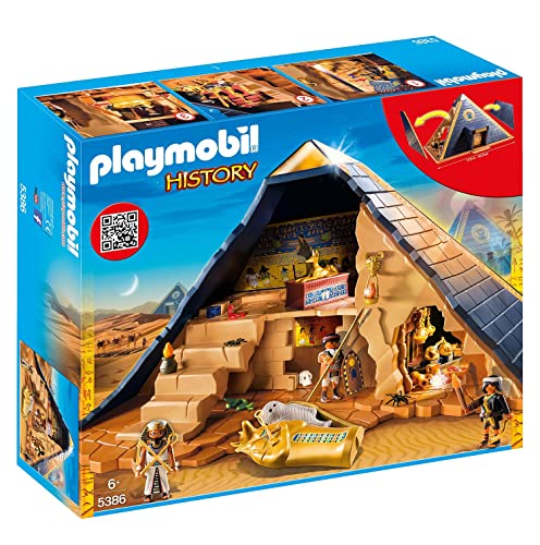 PLAYMOBIL History Piramide del Faraon 5386 con trampas y tesoros Shopavia