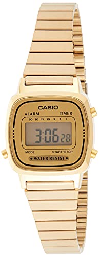 Reloj Casio Mujer Plata con Cronómetro y Alarma – Shopavia